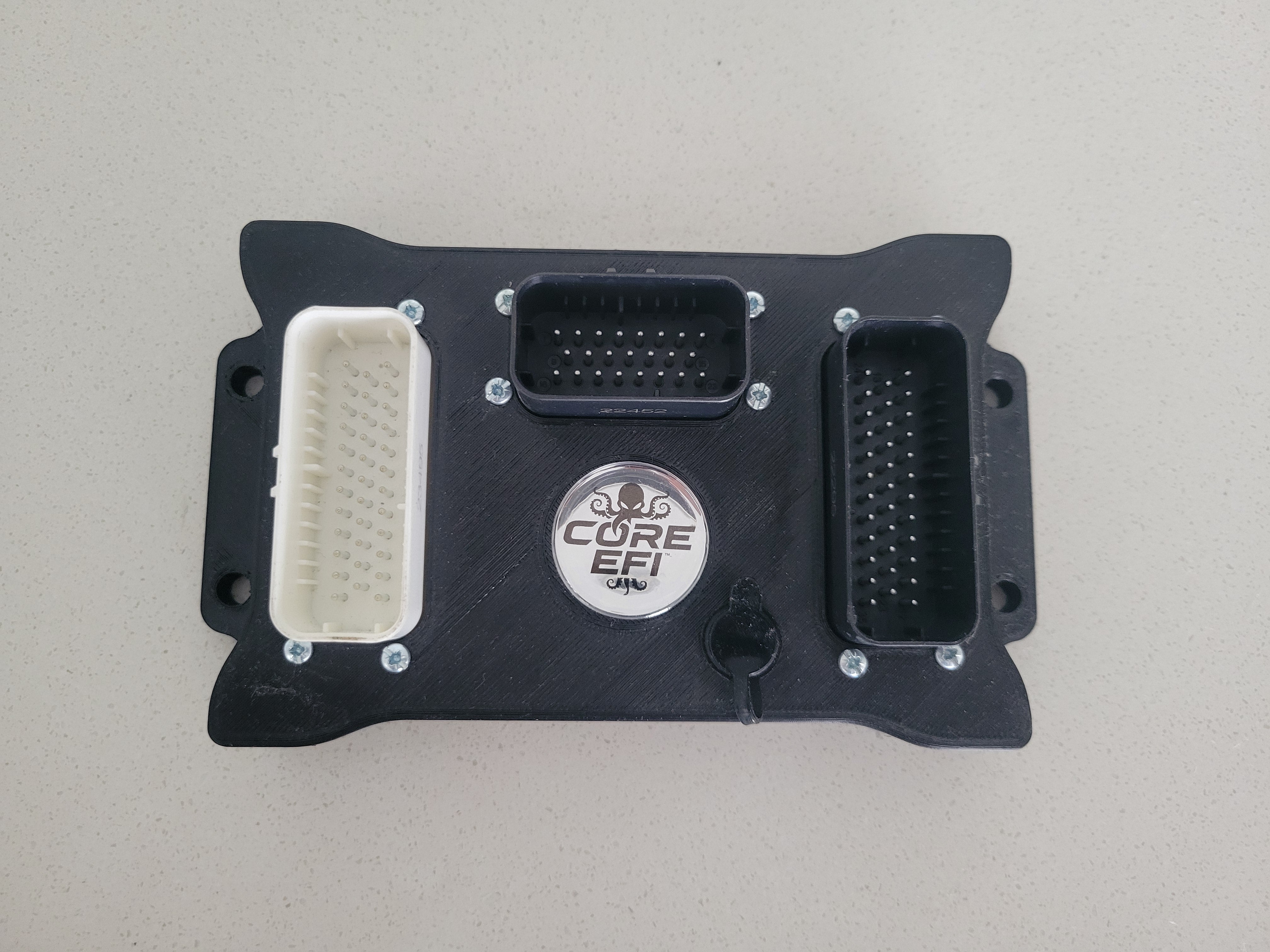 Race Core ABS enclosure with AMPSEAL connectors